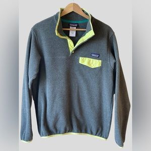 Patagonia Gray and Yellow Women's Sweater